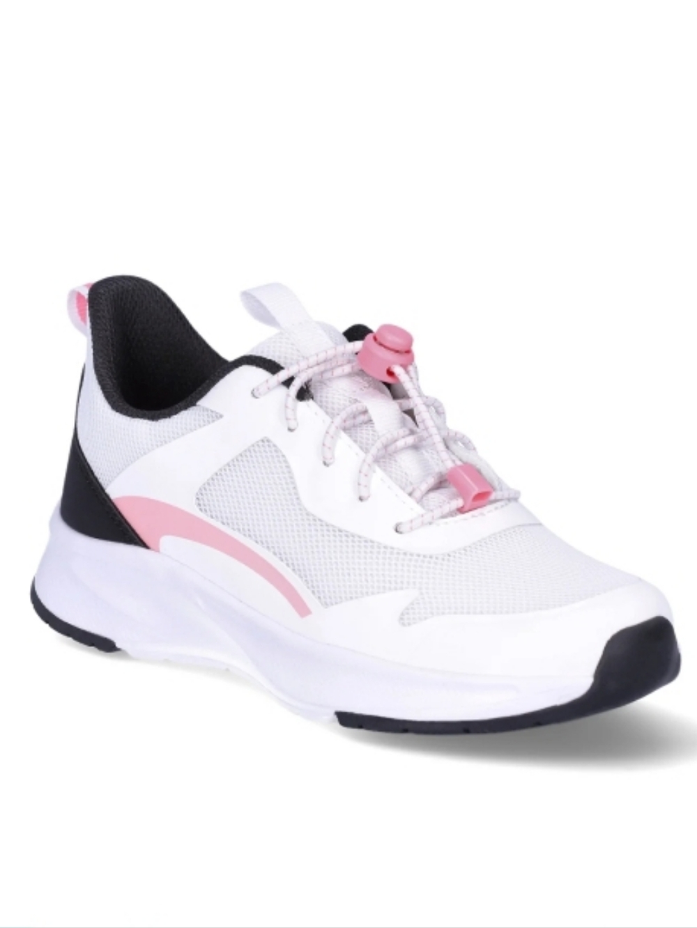 Athletic Works Sneakers Bungee Mesh Jogger Big Girls Sz 6 Wmns 7.5